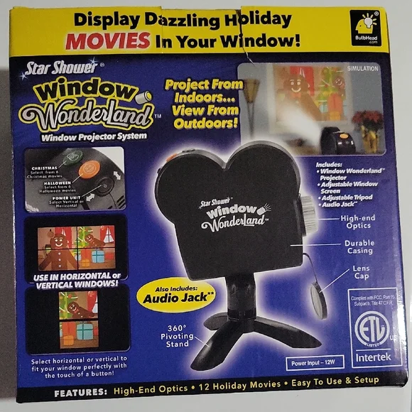 Star Shower Window Wonderland Projector - Picture 1 of 3